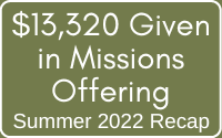 2022 Missions Offering