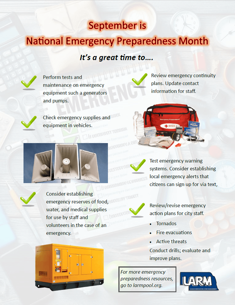 September is National Emergency Preparedness Month