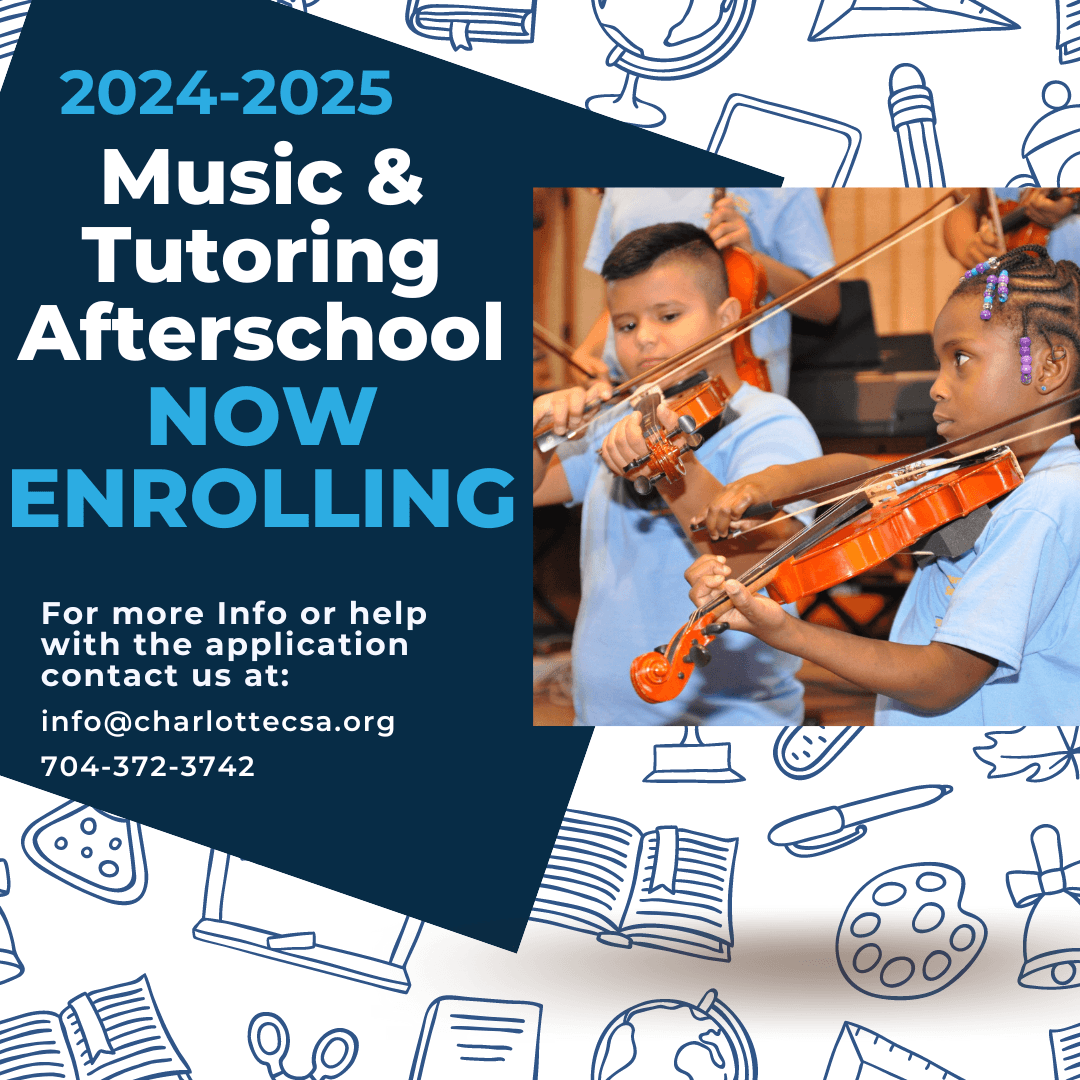 NOW ENROLLING FOR MUSIC & TUTORING AFTERSCHOOL!