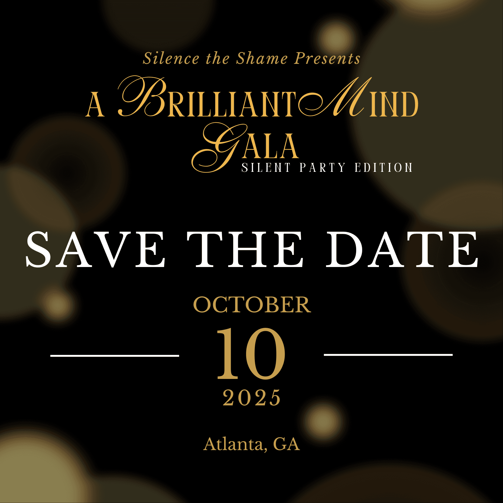 Save the Date: A Brilliant Mind Gala