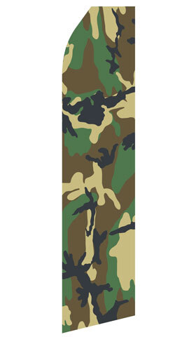 Camo 2 Econo Stock Flag