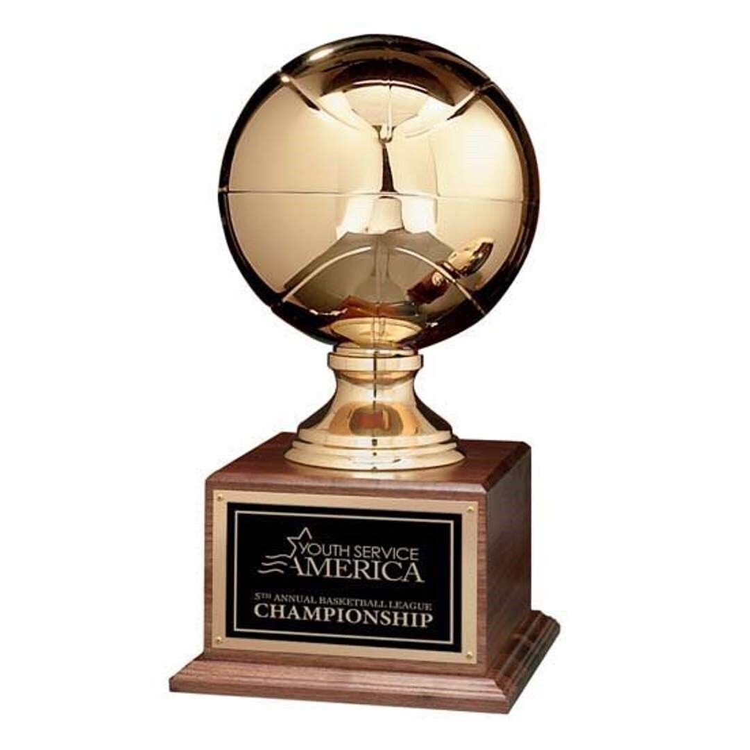 Basketball Award on Walnut