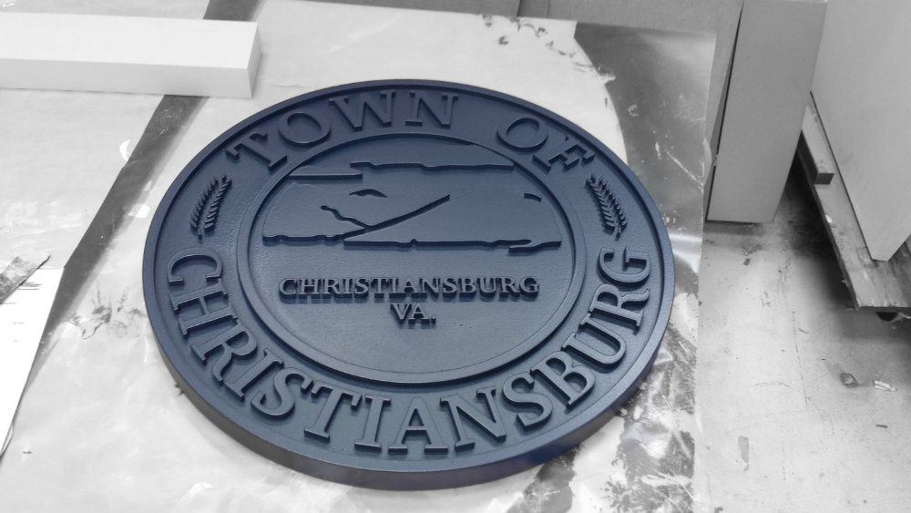 Town Seal Painted