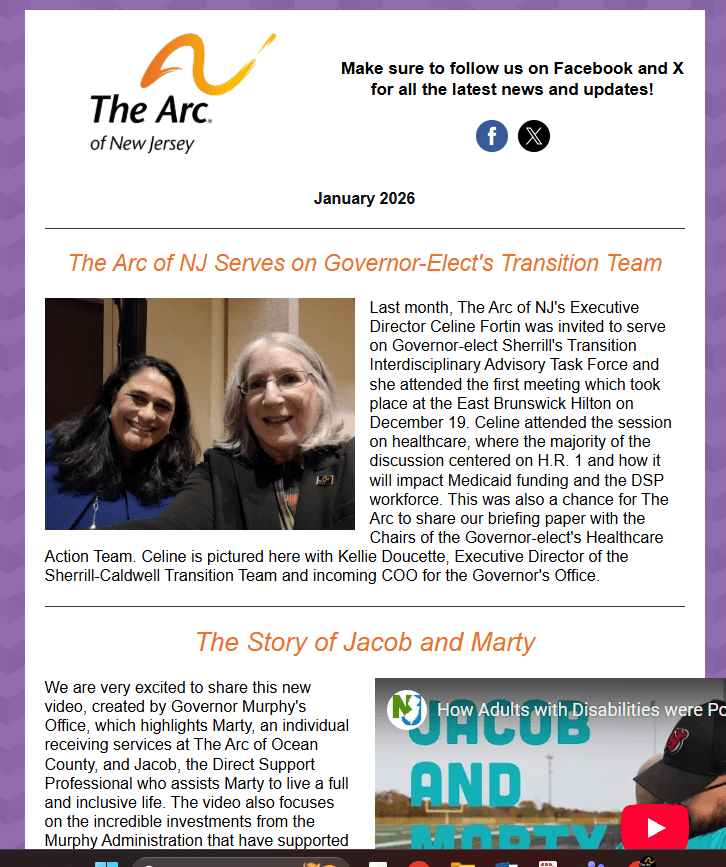 January 2026 E-Newsletter