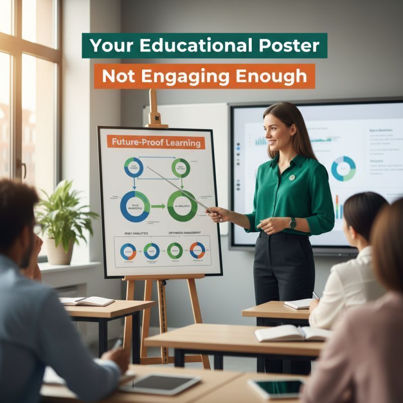 Professionally printed educational poster for corporate training in a Boca Raton office setting.