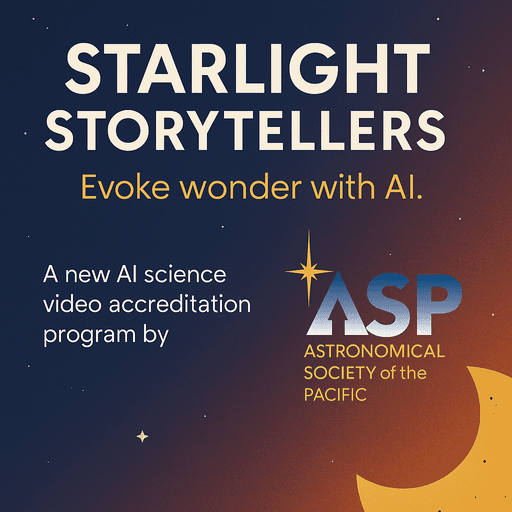 The ASP Gen-AI Science Video Accreditation Program helps creators validate their science storytelling. With so much AI misinformation online, this badge offers trust, clarity, and credibility from a renowned organization founded in 1889.
