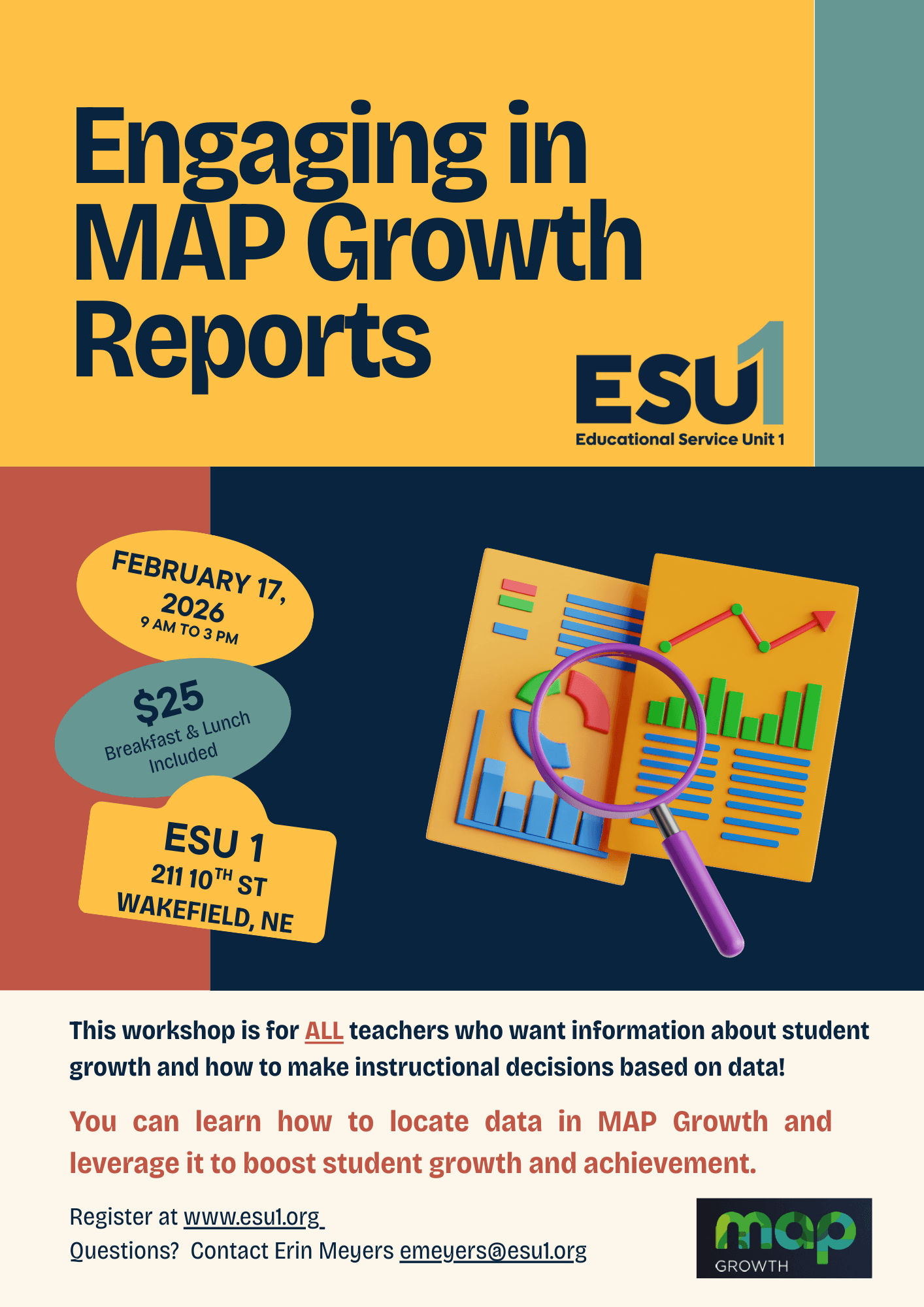 Engaging in MAP Growth Reports flyer