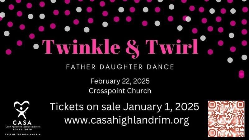 Twinkle & Twirl, a Father/Daughter Dance, to Take Place in February