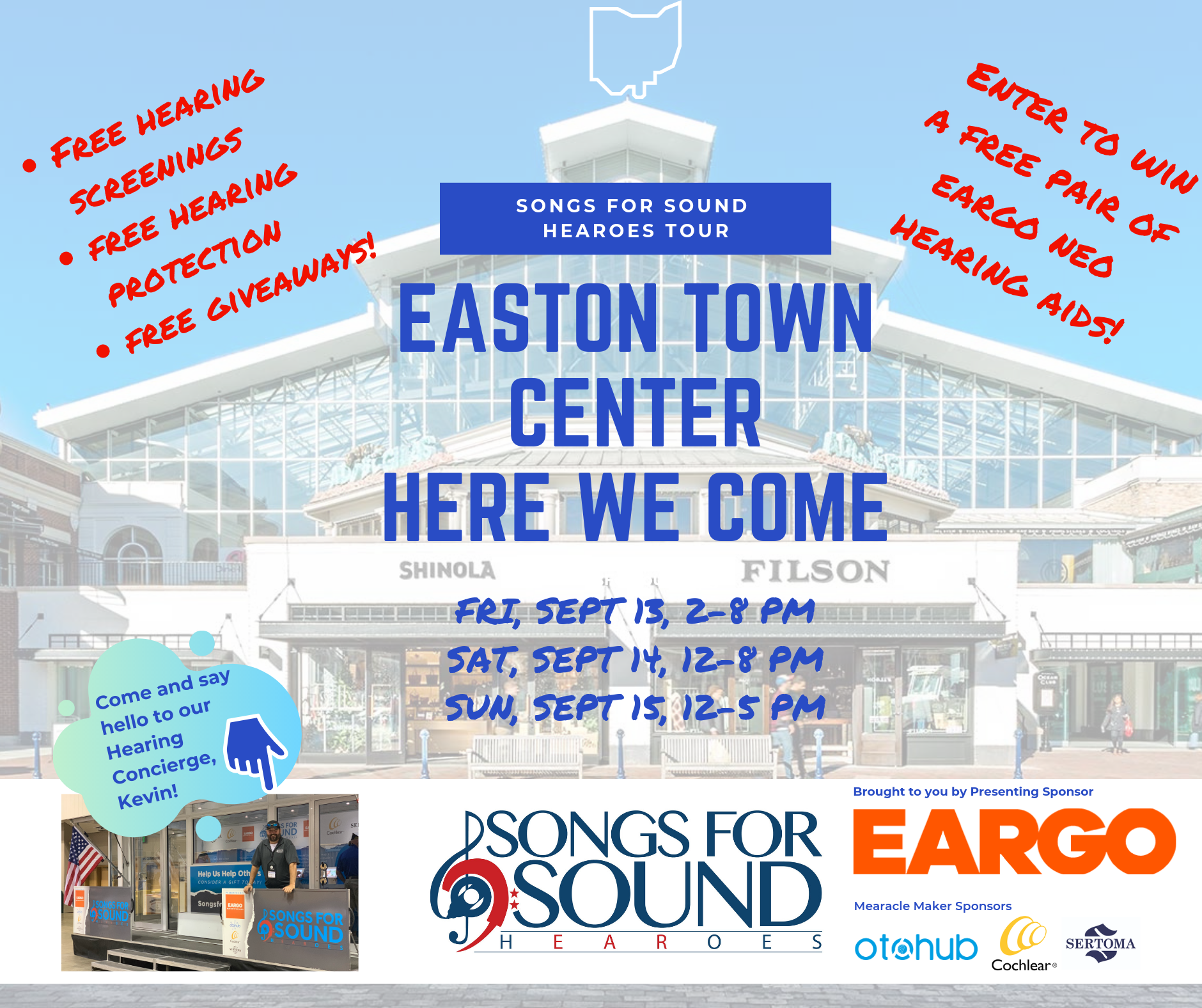 Songs for Sound Partners with Easton Town Center to Give the Gift of Hearing