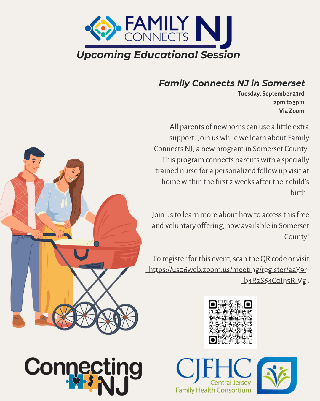 Information Session: Family Connects NJ Postpartum Home Visiting Nurse