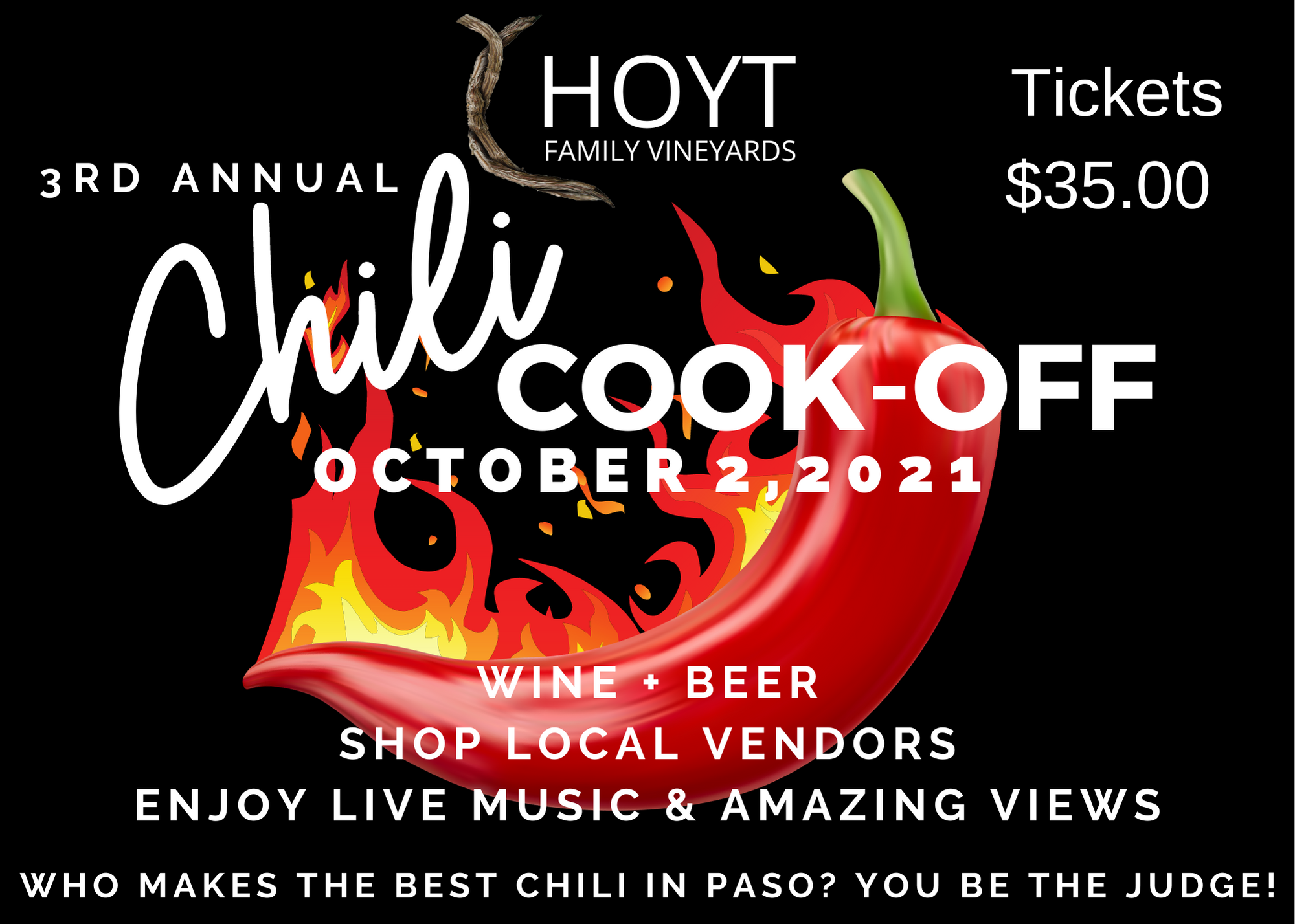 Hoy Family Vineyards Chili Cook-Off