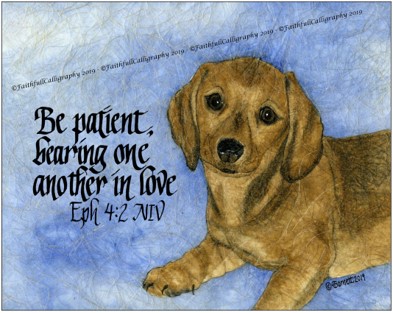 BE PATIENT (Ephesians, Friendship/Marriage)