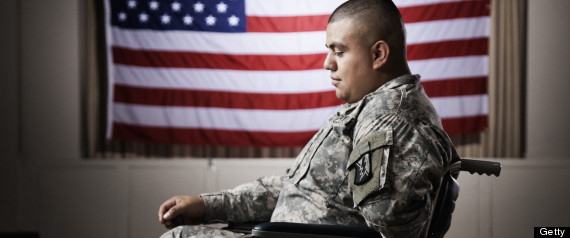 Soldier in Shadow of the Flag