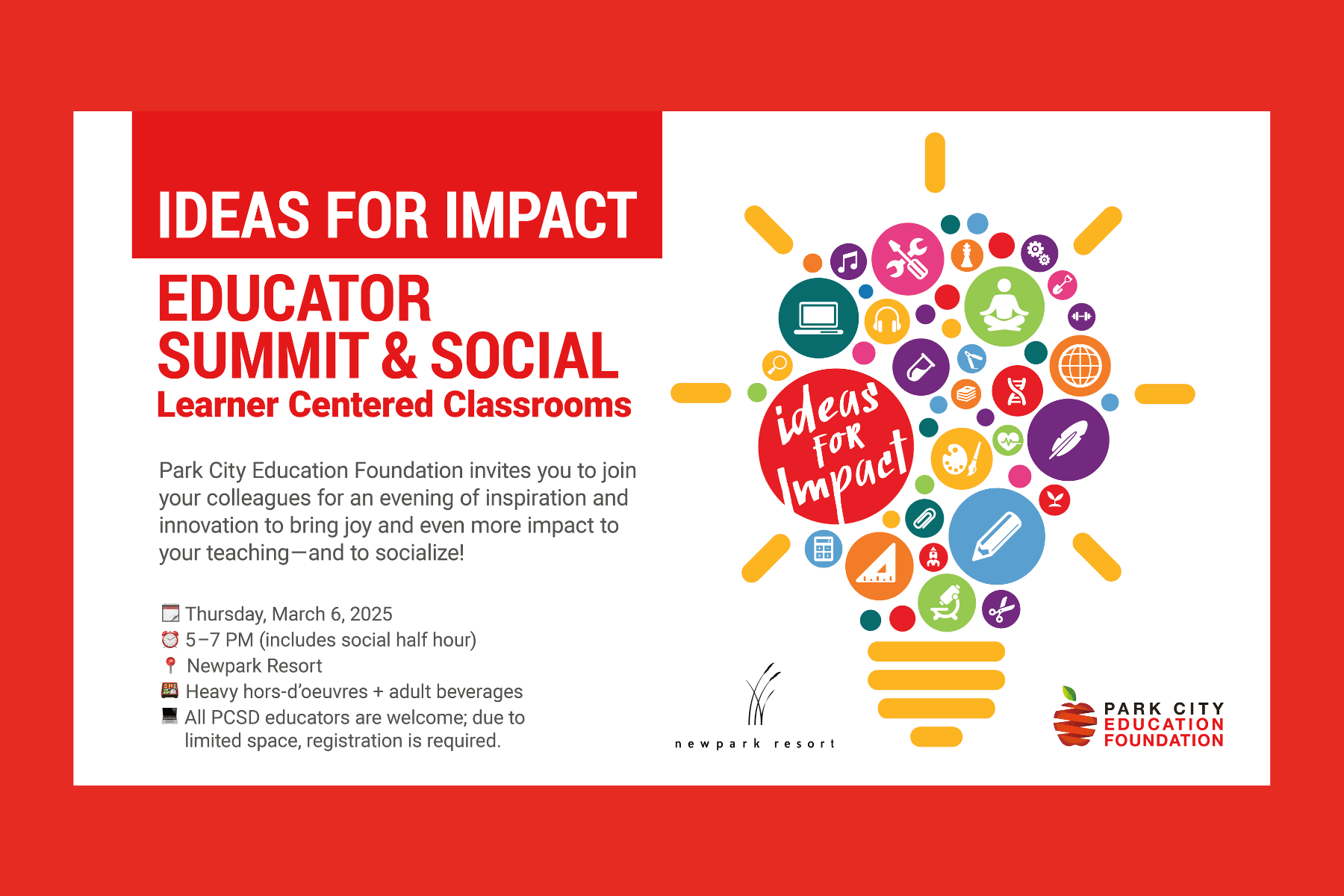 Ideas for Impact Educator Summit & Social