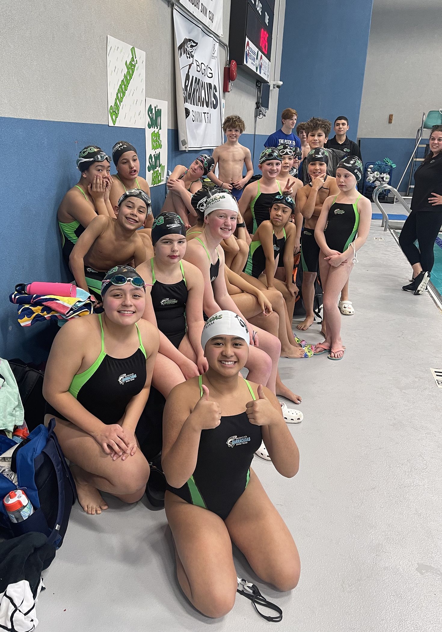 Barracudas Swim Team Places in Top 3