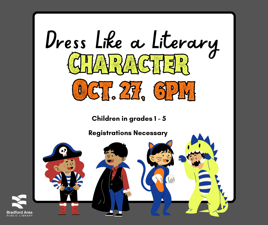 Cartoon children wearing costumes.