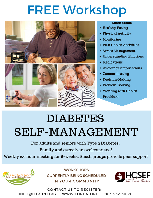 Diabetes Self-Management Program – Workshop : Services : Lake ...