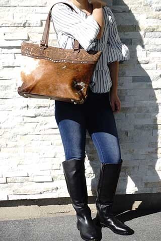Purse-Rodeo Brown Top Leather