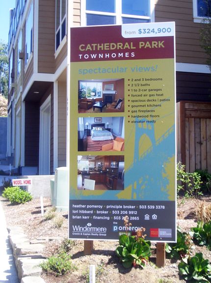 Cathedral Park Site Sign