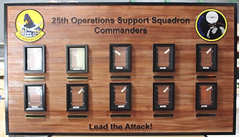 SB1106 - Redwood Photo Board Honoring 25th Operations Support Squadron Commanders 