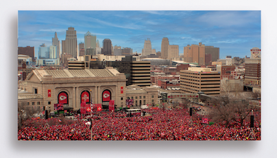 28"x15"x1.5" Kansas City Celebrates Canvas