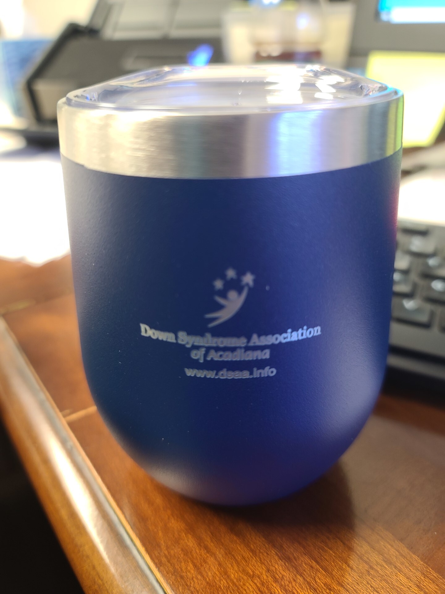 DSAA Blue Wine Tumbler