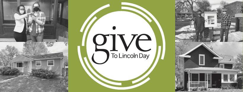 The logo for Give to Lincoln Day. 