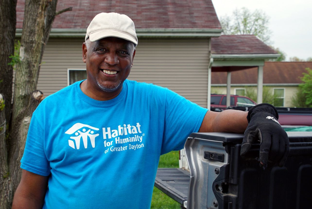 Galen Curry is in the field coordinating Habitat for Humanity of Greater Dayton's Critical Repair Program