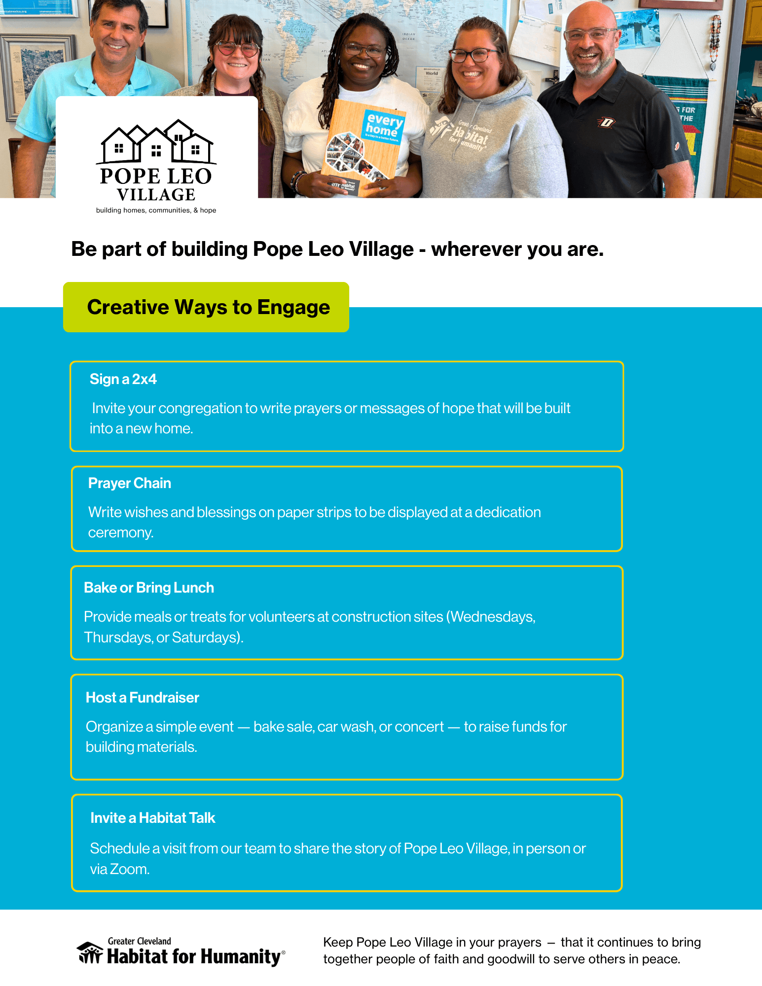 Ways to Support Off-Site for Groups