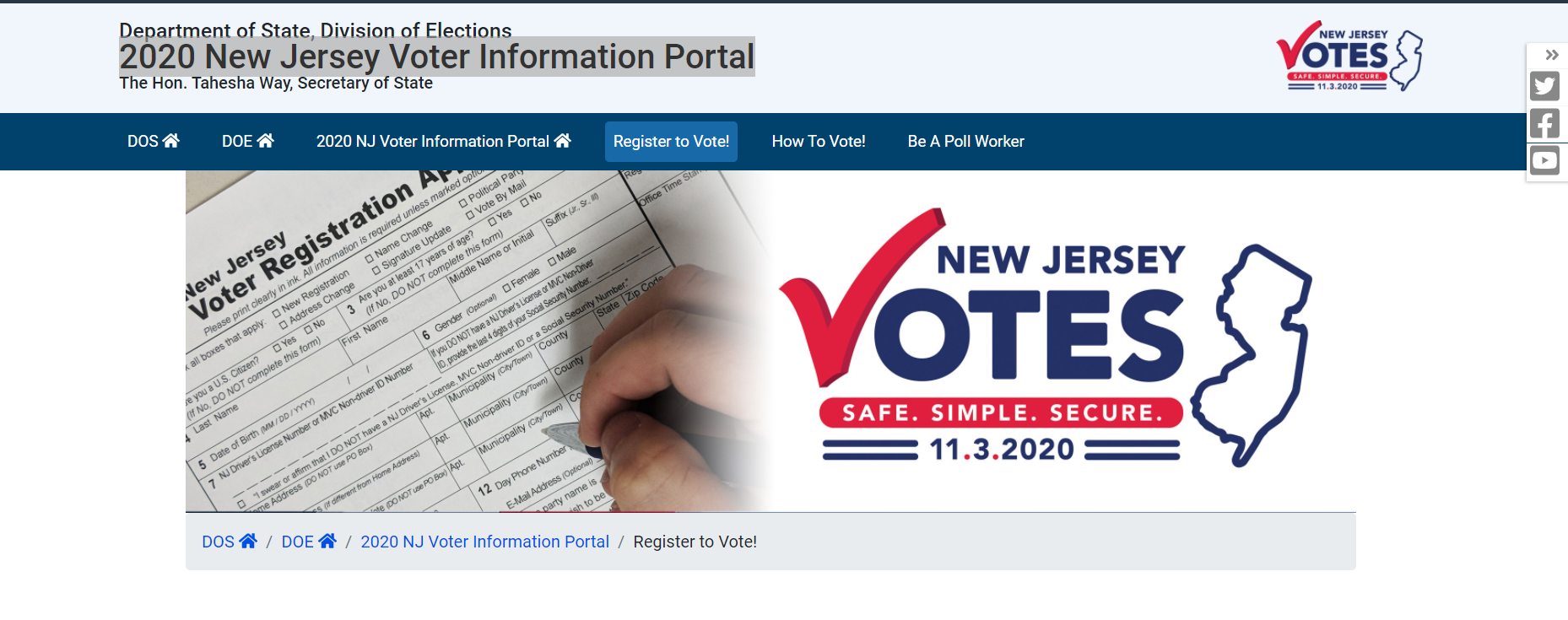 New Jersey Voter Information Portal