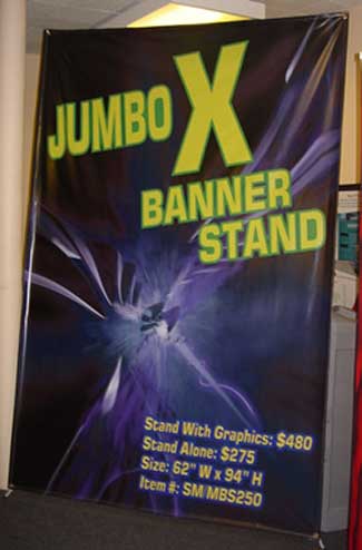 Jumbo X-Banner Stand