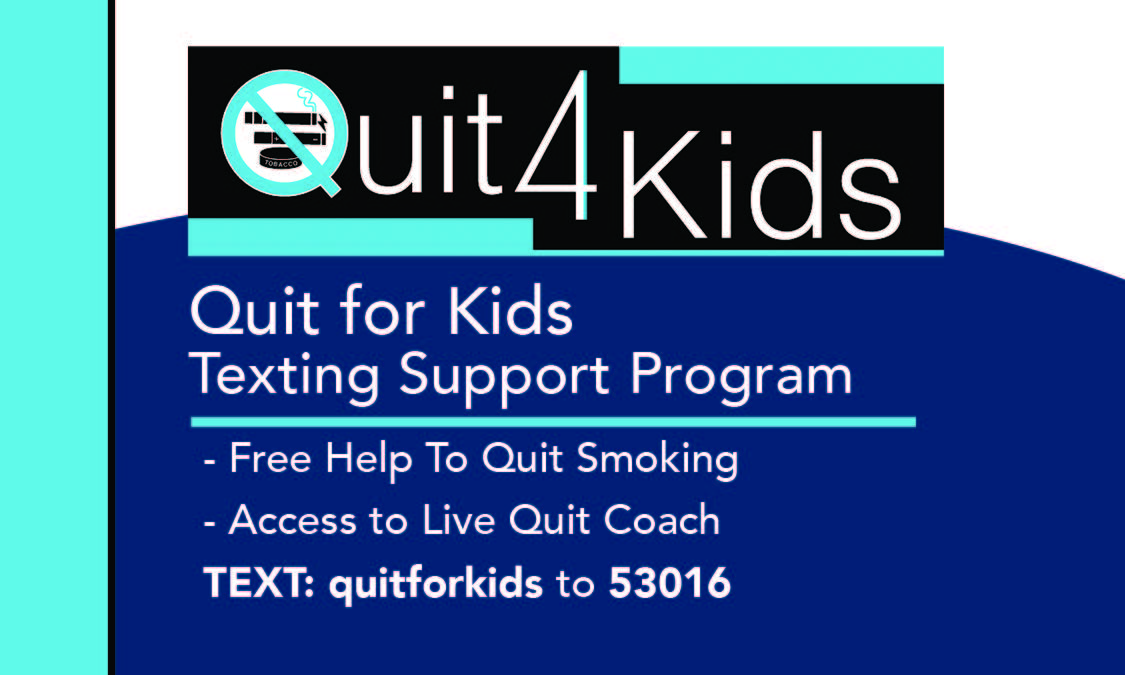 Quit for Kids Texting Program contact card