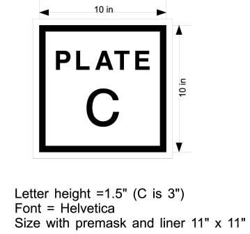 Plate Decal