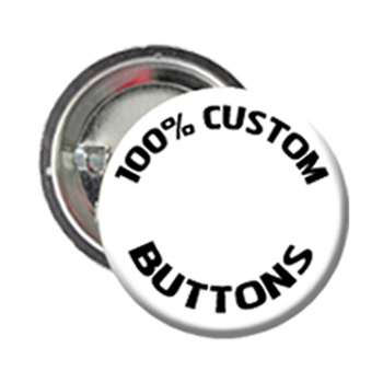 Custom 3" Buttons - Pin Back (Clone)