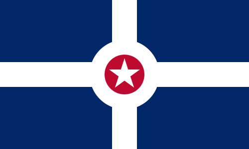 X33082 -  Flag of the City of Indianapolis, Indiana