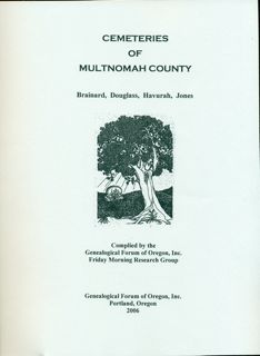 Cemeteries of Multnomah County pp.166