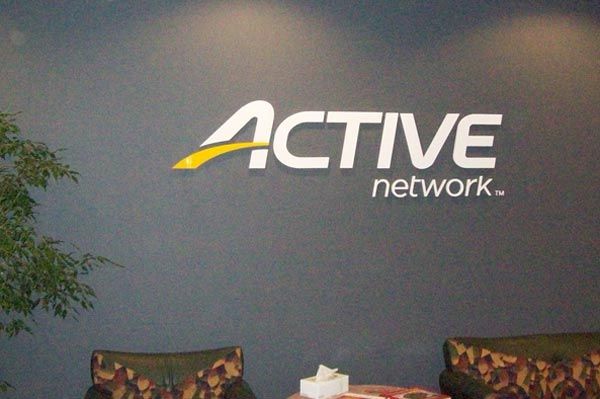 Active Network Lobby Sign