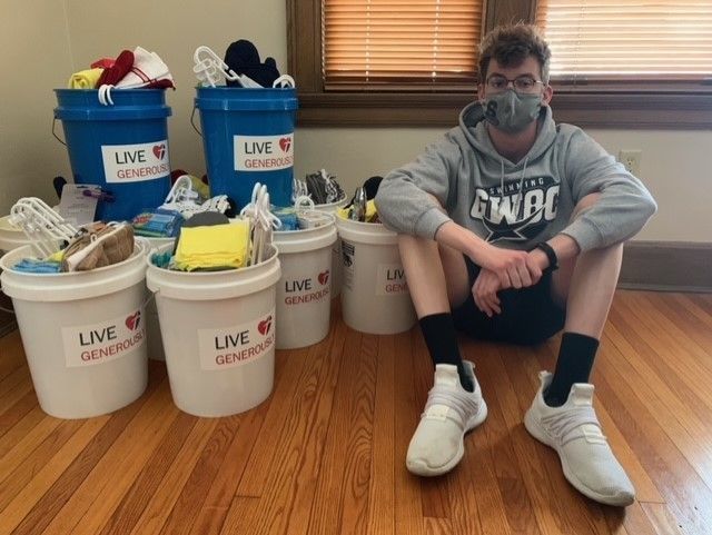 Springfield Teen Volunteers for Habitat of Greater Dayton During Pandemic.