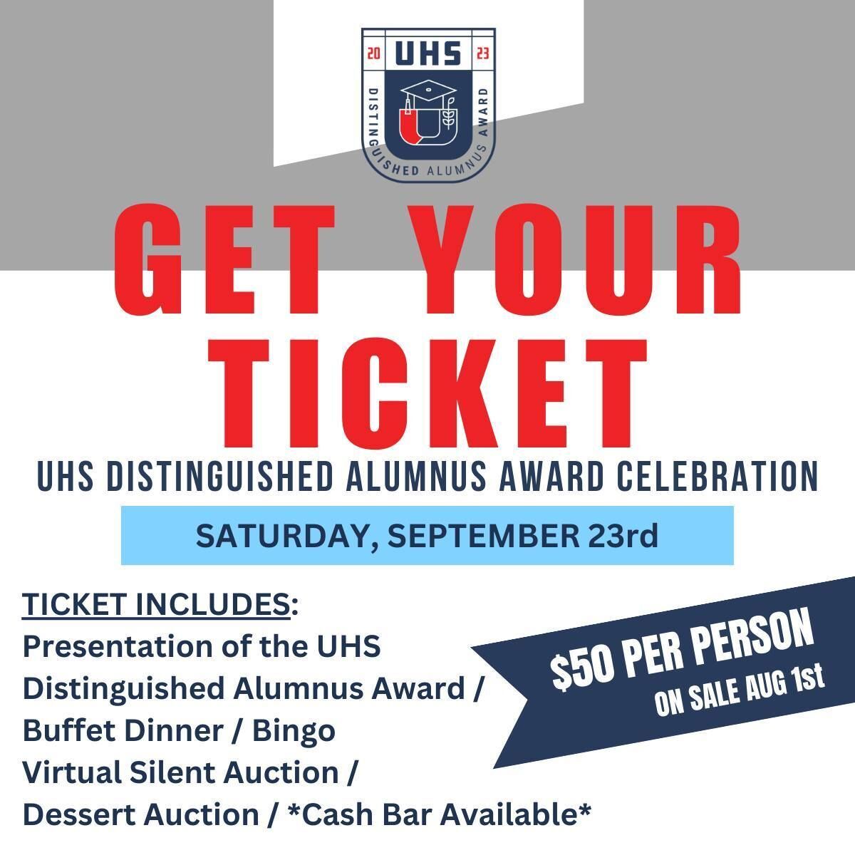 UHS Distinguished Alumnus Award and Celebration