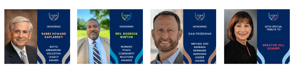 2022 Tzedek Award Honorees