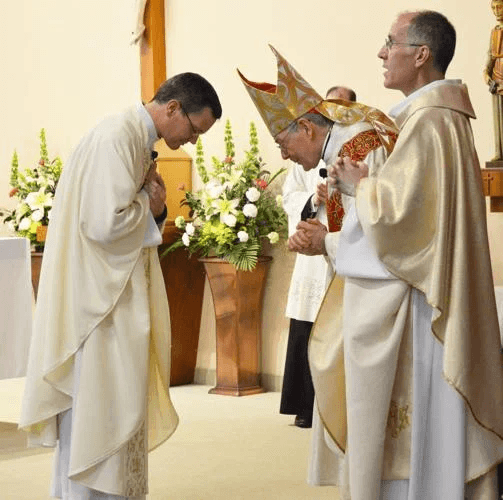 Fr. Nick and Bishop Barbarito