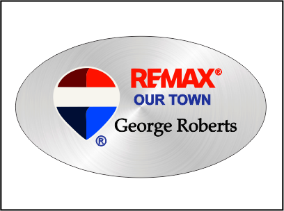 Balloon Oval No Bling Name Badge RM