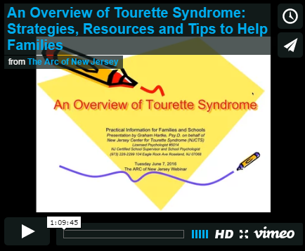 An Overview of Tourette Syndrome: Strategies, Resources and Tips to Help Families