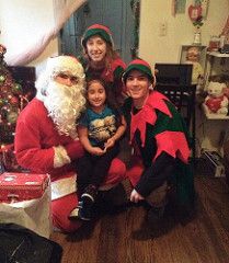 Santa Visits to FRA Families
