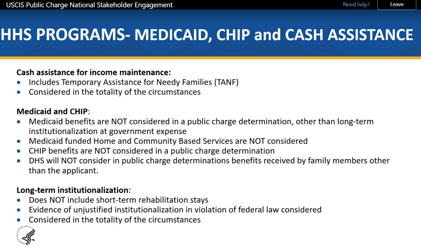 New Public Charge Rules go into effect today.