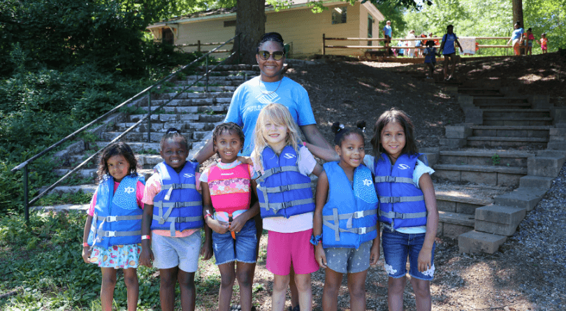 Camp Counselor and kids