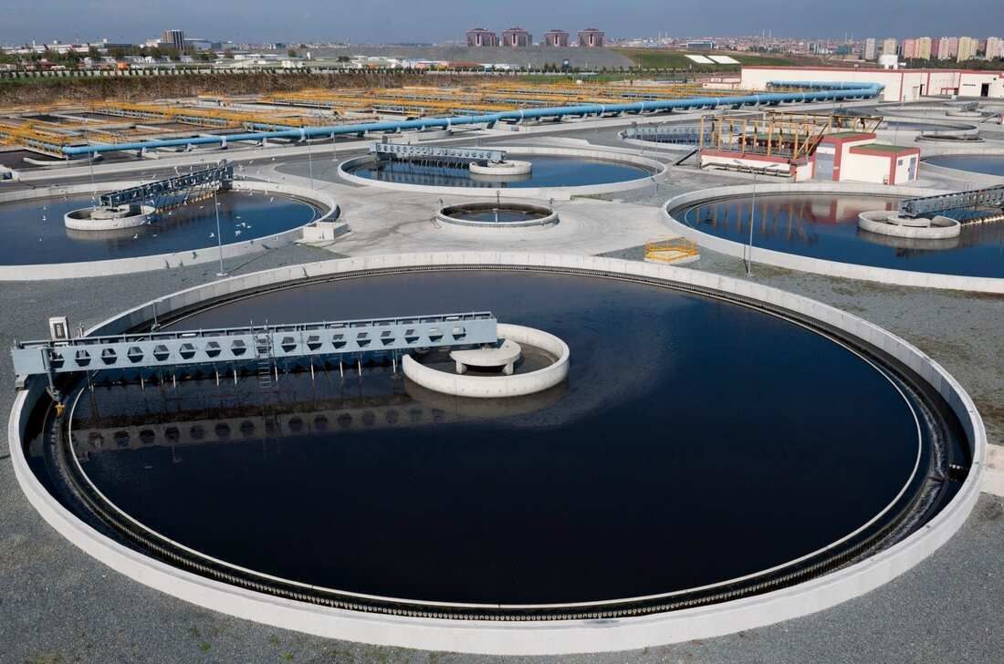 Detroit wastewater plant.