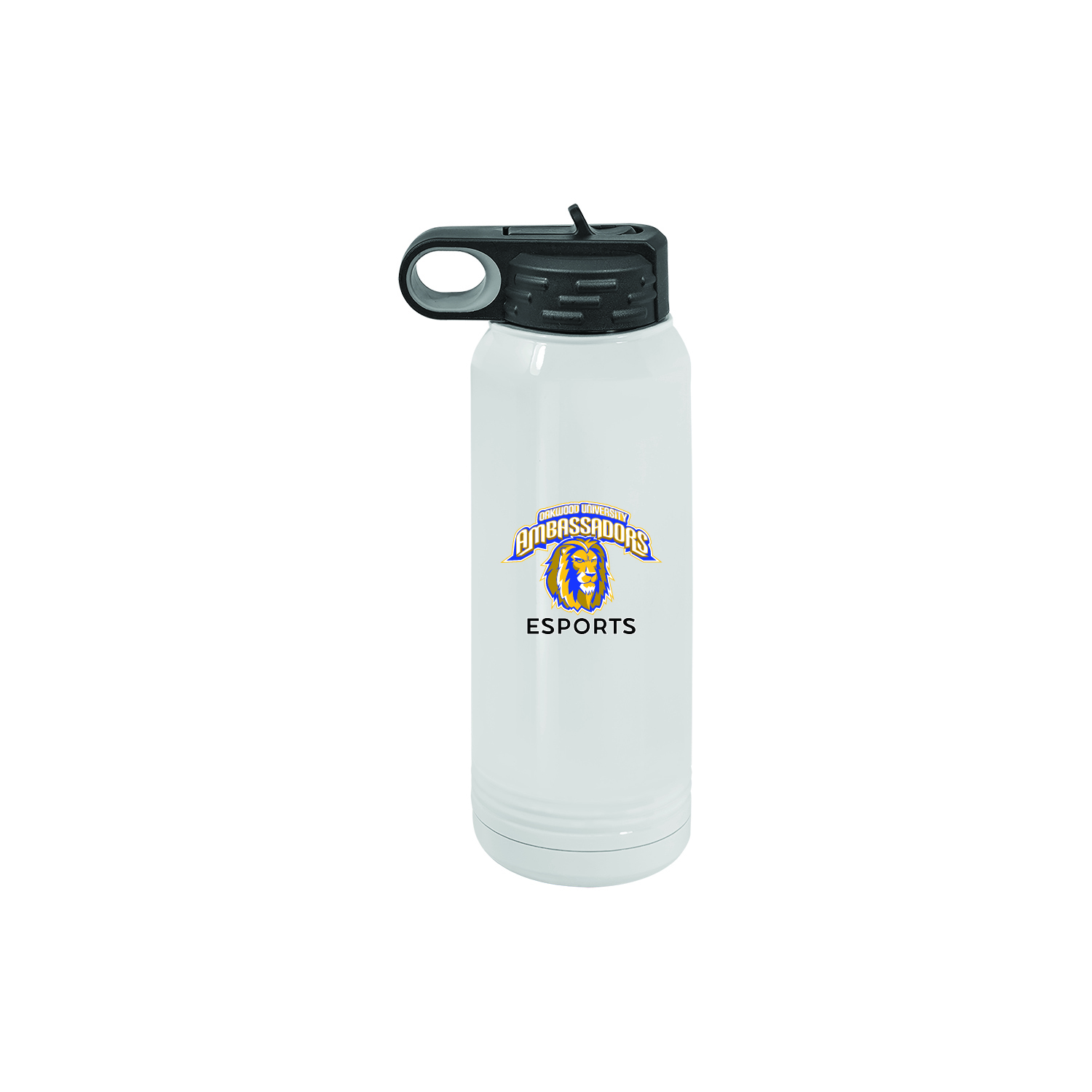 OAKWOOD UNIVERSITY White 30 oz. Polar Camel Water Bottle