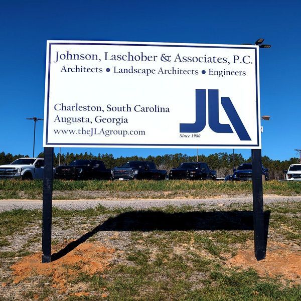 Johnson Laschober Contractors Construction Site Sign