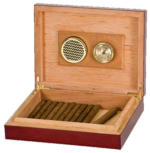 Rosewood Piano Finish Cigar Humidor